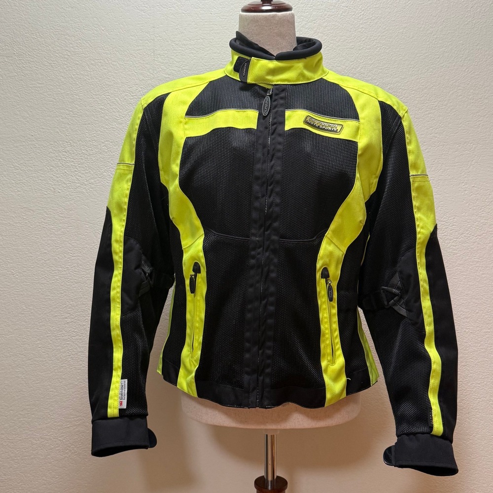 Olympia Moto Sports Switchback Mesh Tech‎ Textile Jacket Women Size Medium